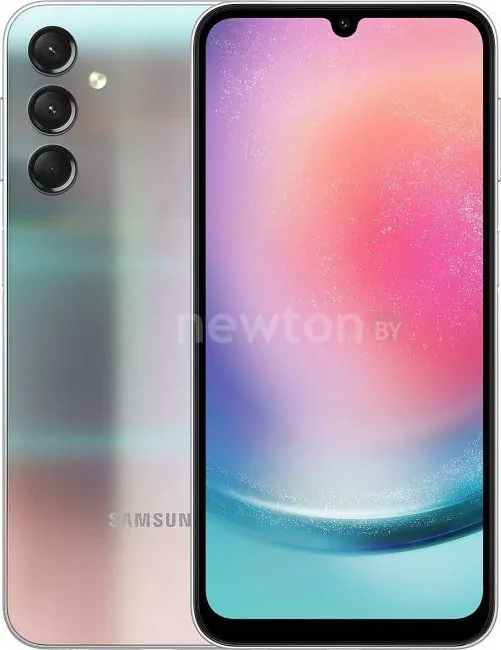 Телефон Samsung Galaxy A24 SM-A245F/DSN 4GB/128GB (серебристый)