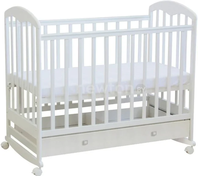 Классическая детская кроватка Polini Kids Simple 325 (белый)