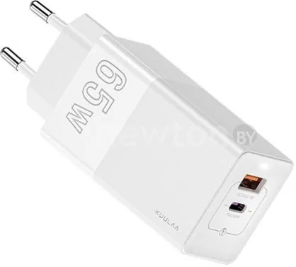 Сетевое зарядное Kuulaa 65W GaN Charger Quick (белый)