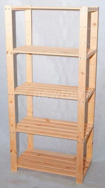 Стеллаж ВудГрупп П5 51x41x200