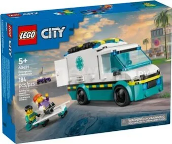 Конструктор LEGO City Скорая помощь 60451