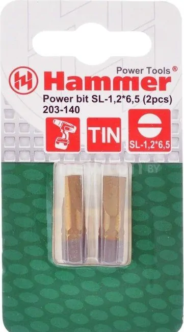 Набор бит Hammer 203-140 (2 предмета)