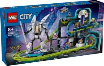 Конструктор LEGO City 60421 Парк американских горок «Мир роботов»