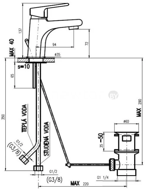 Смеситель Domoletti Colorado DCO127.5