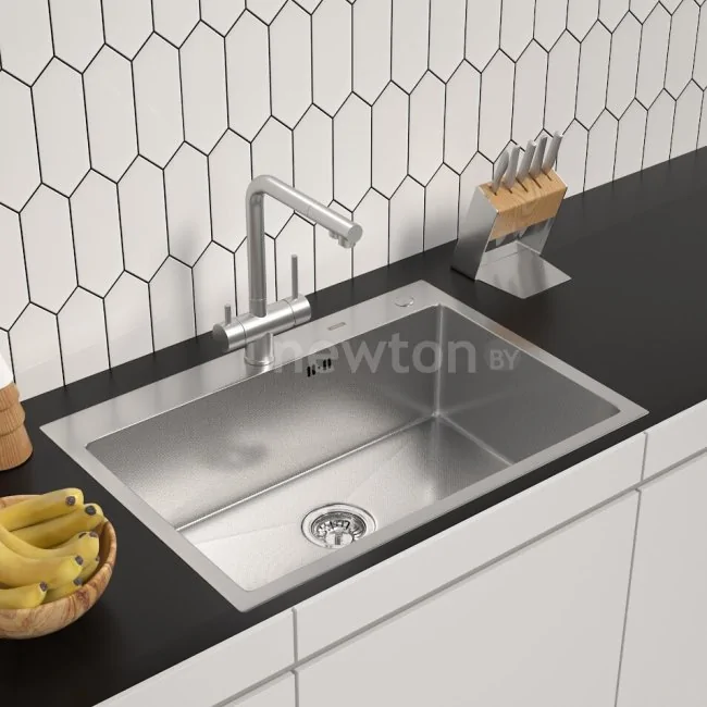Кухонная мойка ARFEKA ECO AR 700*500 SATIN DECOR MILLET GRAINS