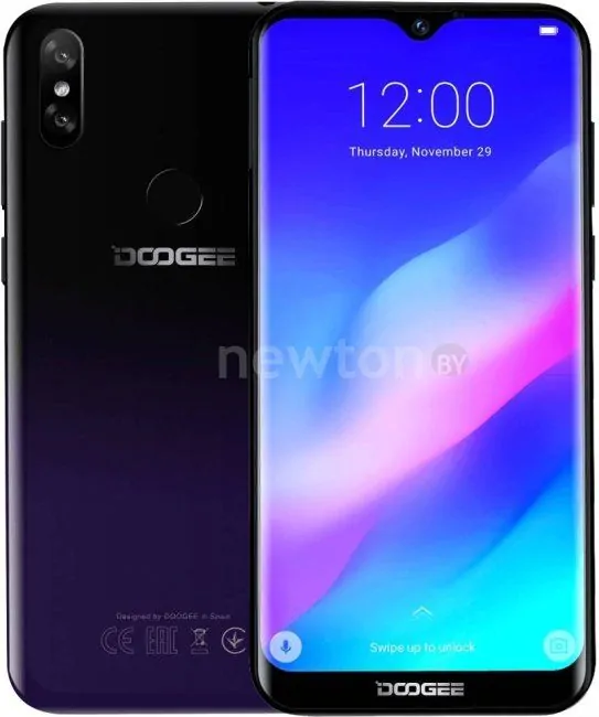Телефон Doogee Y8 Plus (фиолетовый)