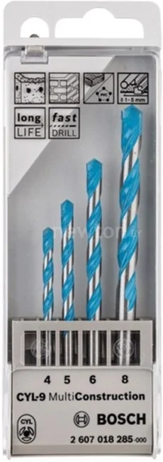 Набор оснастки Bosch 2607018285 (4 предмета)