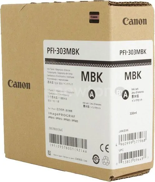 Картридж Canon PFI-303MBK