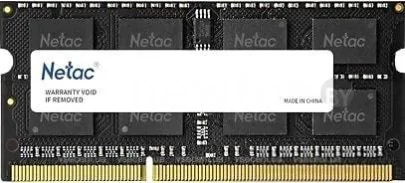 Оперативная память Netac Basic 8GB DDR3 SODIMM PC3-12800 NTBSD3N16SP-08