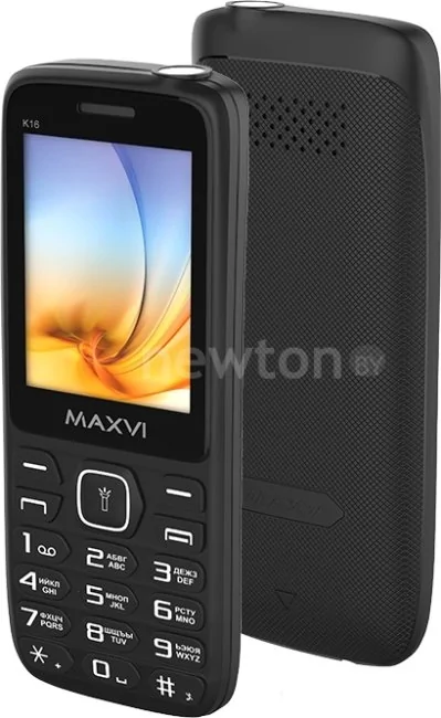 Телефон Maxvi K16 (черный)