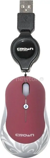 Мышь CrownMicro CMM-56 (розовый)