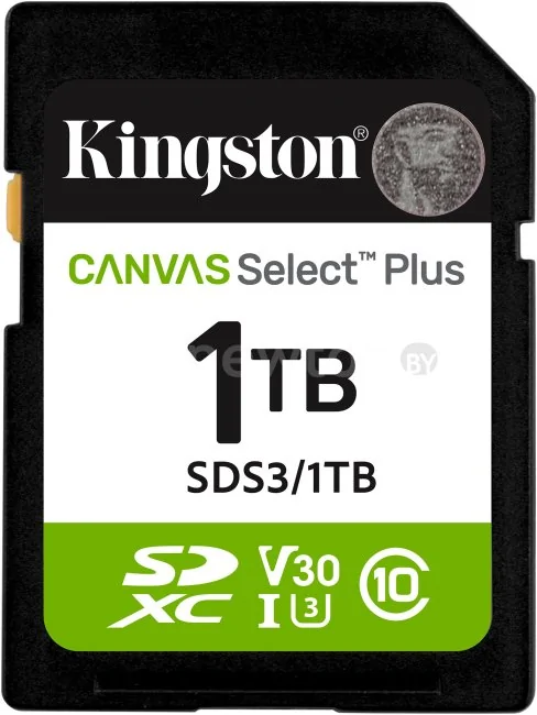 Карта памяти Kingston Canvas Select Plus SDXC 1TB SDS3/1TB