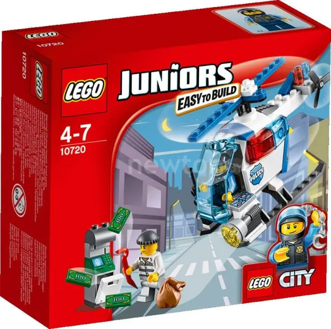 Конструктор LEGO Juniors 10720 Погоня на полицейском вертолёте