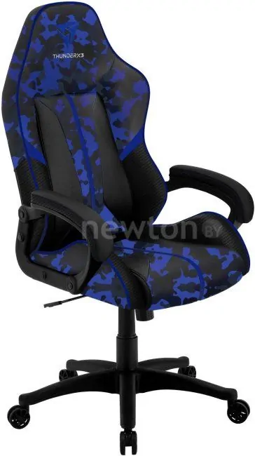 Кресло ThunderX3 BC1 Camo Admiral (синий камуфляж)