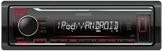 USB-магнитола Kenwood KMM-204