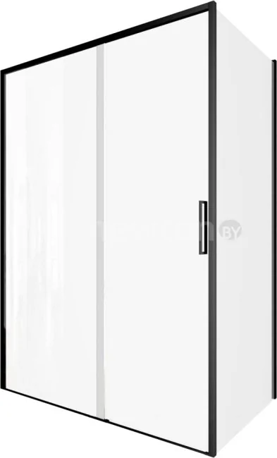 Душевой уголок Aquanet Pleasure Evo 150 AE65-150x90-BT (черный анодированный)