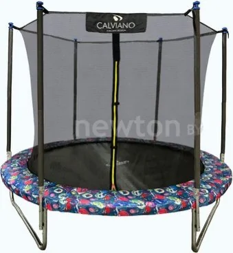 Батут Calviano Smile 183 см-6 ft с внутренней сеткой складной