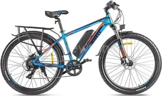 Электровелосипед Eltreco XT 850 New (синий/оранжевый)