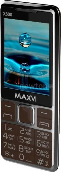 Телефон Maxvi X600 (кофейный)