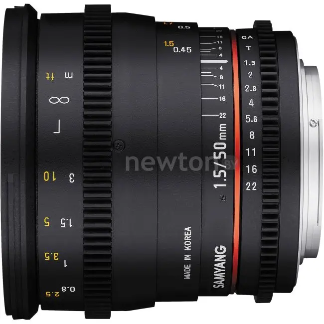 Объектив Samyang 50mm T1.5 AS UMC VDSLR для Sony E