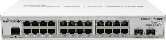 Управляемый коммутатор 3-го уровня Mikrotik CRS326-24G-2S+IN