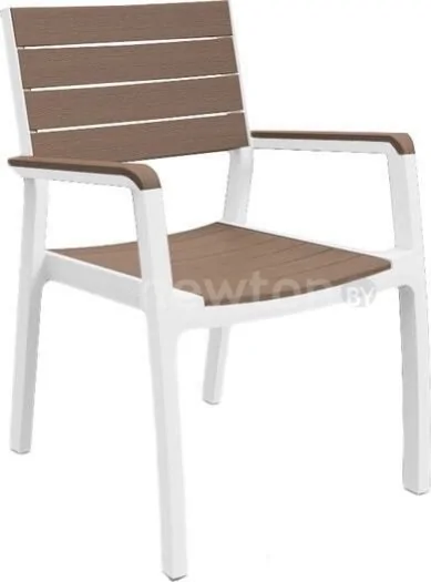 Кресло Keter Harmony Armchair 17201284 (белый/капучино)