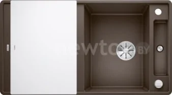 Кухонная мойка Blanco Axia III 5 S-F 523236 (кофе, стеклянная доска)