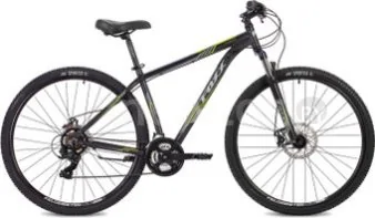 Велосипед Foxx Atlantic 27.5 р.16 2024 (черный/зеленый)