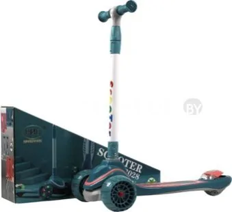 Трехколесный самокат RiverToys HB-606 (зеленый)