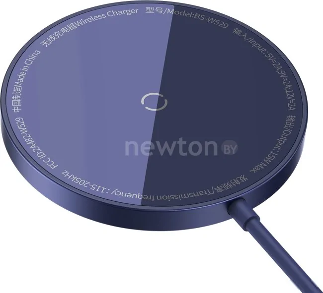 Беспроводное зарядное Baseus Simple Mini3 Magnetic Wireless Charger 15W CCJJ040205