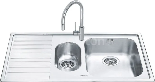 Кухонная мойка Smeg LL102S-2