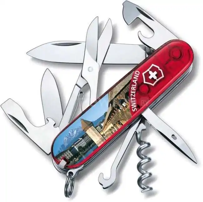 Складной нож Victorinox Climber Luzern 1.3703.TE1 (красный)