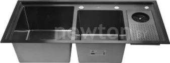 Кухонная мойка Wisent WM310048B + WW405B