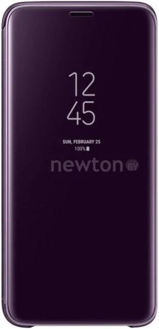Чехол Samsung Clear View Standing Cover для Samsung Galaxy S9 (фиолетовый)