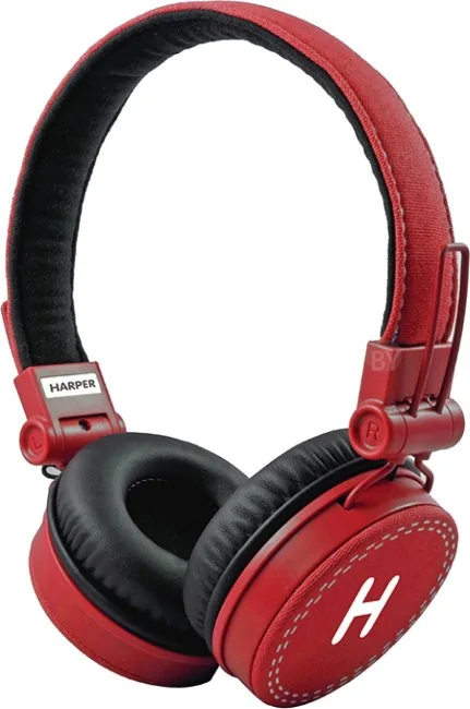 Наушники с микрофоном Harper HN-500 (бургунди)
