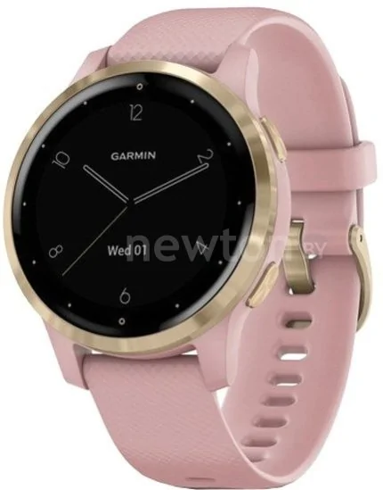 Умные часы Garmin Vivoactive 4s (розовый/золотистый)