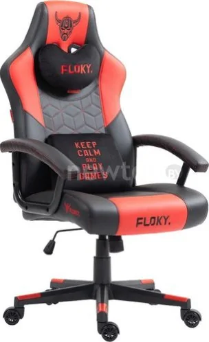 Игровое (геймерское) кресло FLOKY Huginn Red (красный)