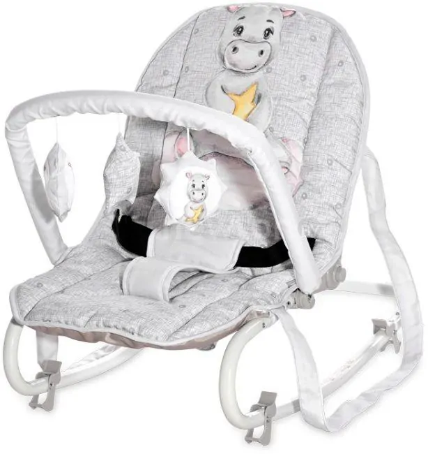 Шезлонг Lorelli Eliza 2023 (noble grey hippo)