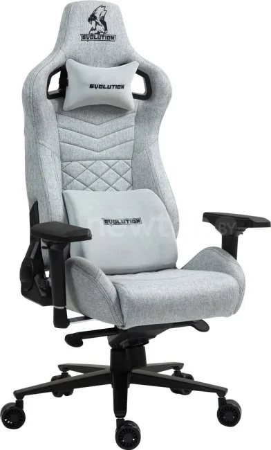 Игровое (геймерское) кресло Evolution Conqueror fabric (серый)