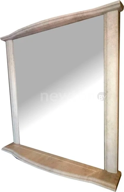 Гамма Зеркало Люкс 4 63.5x65 (камень светлый)