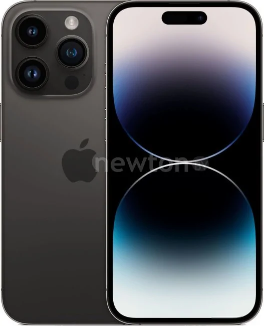 Телефон Apple iPhone 14 Pro eSIM 128GB (космический черный)