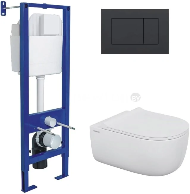 Унитаз подвесной Berges Wasserhaus Ego 043360 (с сиденьем)