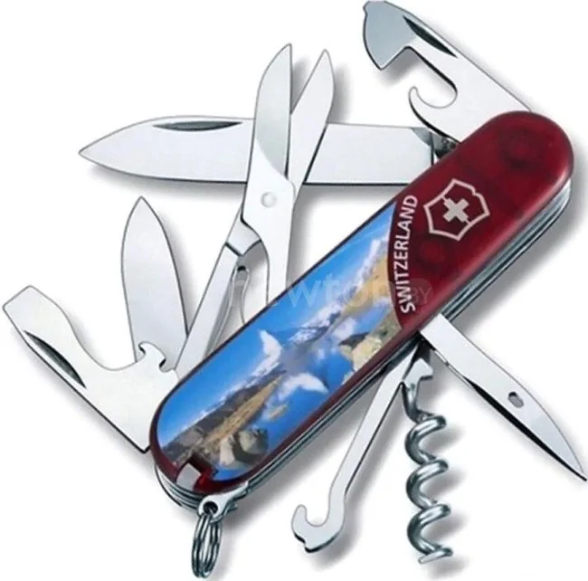 Складной нож Victorinox Climber Matterhorn 1.3703.TE2 (красный)