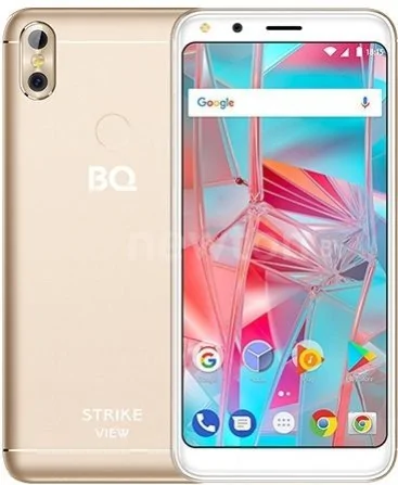 Телефон BQ-Mobile BQ-5301 Strike View (золотистый)