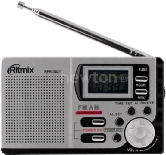 Радиоприемник Ritmix RPR-3021 (черный/серебристый)
