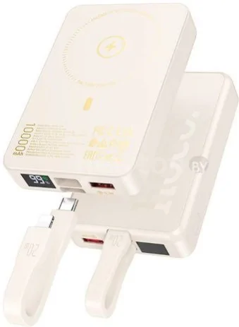 Внешний аккумулятор Hoco Q24 10000mAh (молочный)