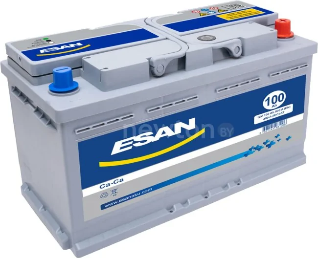 Автомобильный аккумулятор ESAN 100 R+ (100 А·ч)