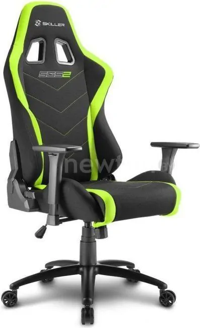 Кресло Sharkoon Shark Skiller SGS2 (черный/зеленый)