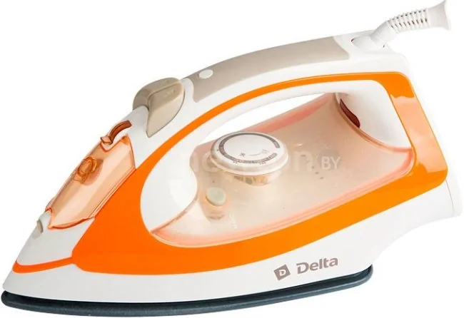 Утюг Delta DL-416 (белый/оранжевый)