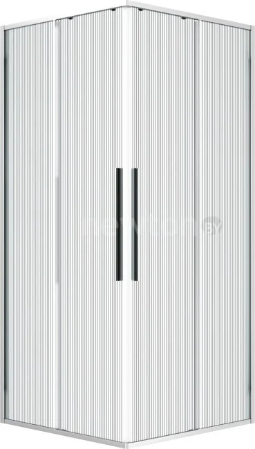 Душевой уголок Niagara Nova NG-4622-34 80x80x195 (хром/рифленое стекло)